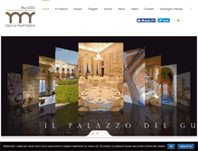 Tablet Screenshot of palazzocigolamartinoni.it